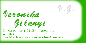 veronika gilanyi business card